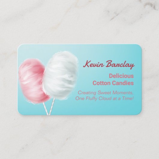 綿菓子 名刺 (正面)