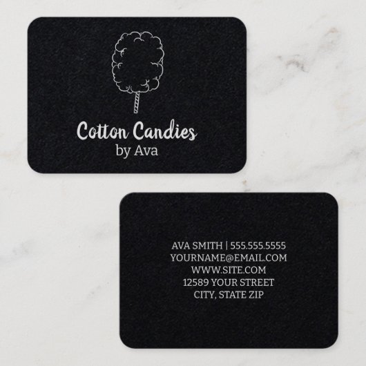 綿菓子 名刺 (正面/裏面)