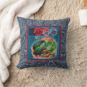 綿装飾用クッションハッピーシードW/モノグラム クッション (ブランケット)