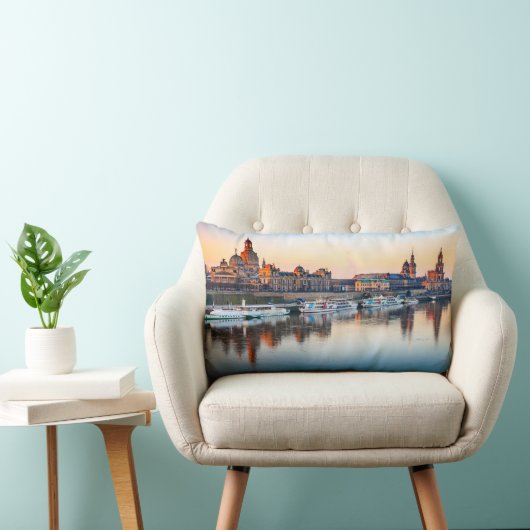 綿装飾用クッション、腰枕ドレスデン ランバークッション (椅子)