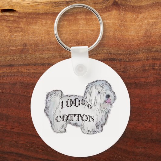 綿100% キーホルダー (正面)