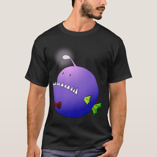 緊張したアンコウ Tシャツ (正面)