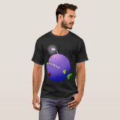 緊張したアンコウ Tシャツ (正面フル)