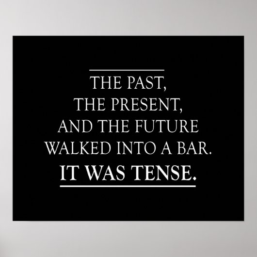 緊張したジョーク ポスター (正面)