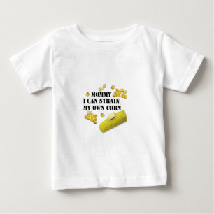 緊張したトウモロコシ ベビーTシャツ