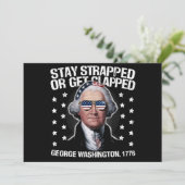 緊張し続ける、またはジョージ・ワシントンを叩く 招待状 (スタンド正面)