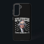 緊張し続ける、またはジョージ・ワシントンを叩く SAMSUNG GALAXY S21ケース<br><div class="desc">George Washington 4th of 7月に緊張した状態を維持または拍手を送る</div>