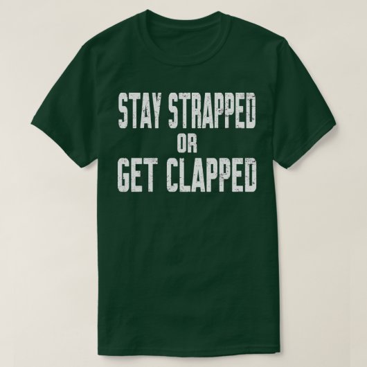 緊張し続ける、または拍手する Tシャツ (デザイン正面)