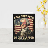 緊張し続ける、またはGeorge Washington 4thを叩く カード (黄色い花)
