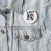緊張し続ける、またはGeorge Washington 4thを叩く 缶バッジ (インサイチュ)