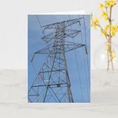 緊張はユーモア溢れる カード (黄色い花)