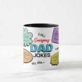 緊急おもしろいパパ冗談ギフト マグカップ (中央)