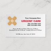 緊急な心配のカスタマイズ可能な名刺 名刺 (正面)