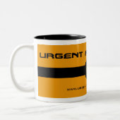 緊急な頻度ツートーンマグ ツートーンマグカップ (左)