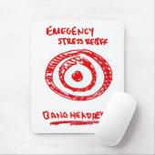 緊急のストレスレリーフ、浮き彫り マウスパッド (マウス)