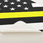 緊急のディスパッチャーの旗 シェルパブランケット (3/4)