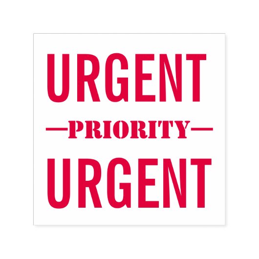 緊急の優先度 セルフインキングスタンプ (デザイン)