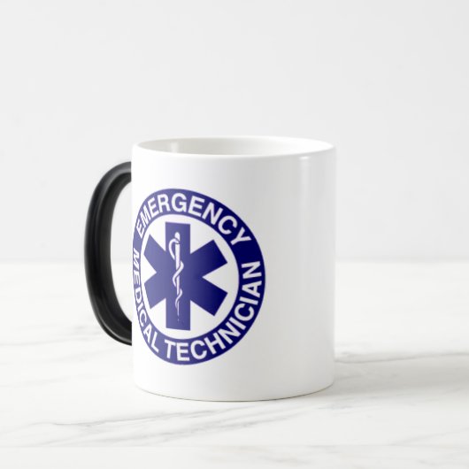 緊急の医学の技術者EMT モーフィングマグカップ (正面左)