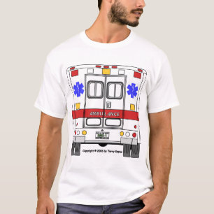 緊急の医療サービスの救急車(EMS) Tシャツ