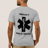 緊急の医療サービス Tシャツ (裏面)