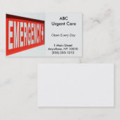 緊急の名刺 名刺 (正面/裏面)