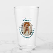 「緊急の場合はジンを追加」フォトグラス タンブラーグラス (正面)