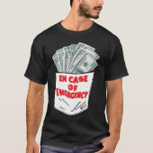 緊急の場合は黒 Tシャツ (正面)