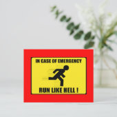 緊急の場合…走地獄のように ポストカード (スタンド正面)