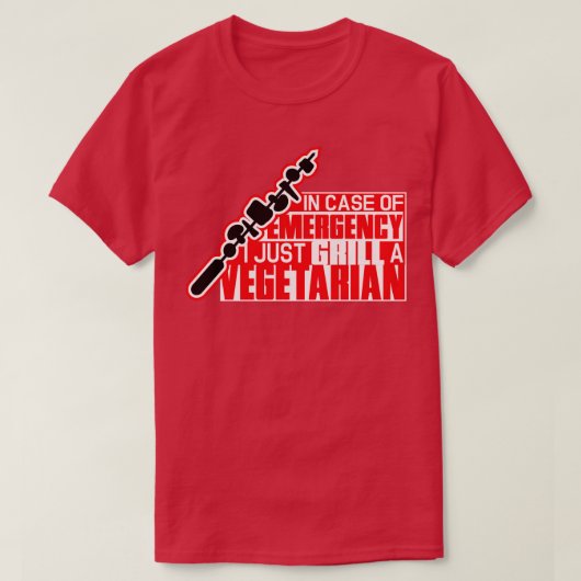 緊急の場合 Tシャツ (デザイン正面)