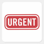 緊急のOfficeスタンプ スクエアシール (正面)