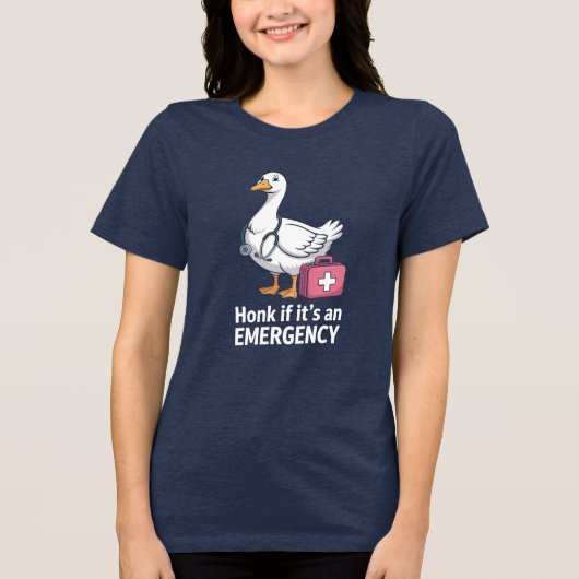 緊急ガチョウTシャツ トライブレンドTシャツ (正面)