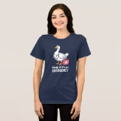緊急ガチョウTシャツ トライブレンドTシャツ (正面全面)
