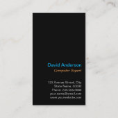 緊急コンピュータ修復メンテナンスPCマスター 名刺 (裏面)