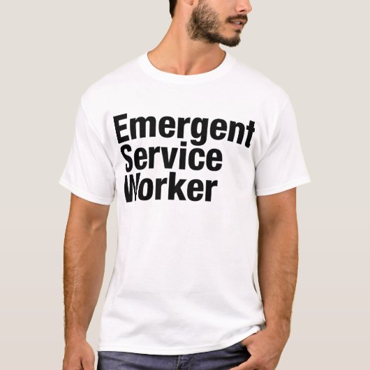 緊急サービス要員 Tシャツ (正面)