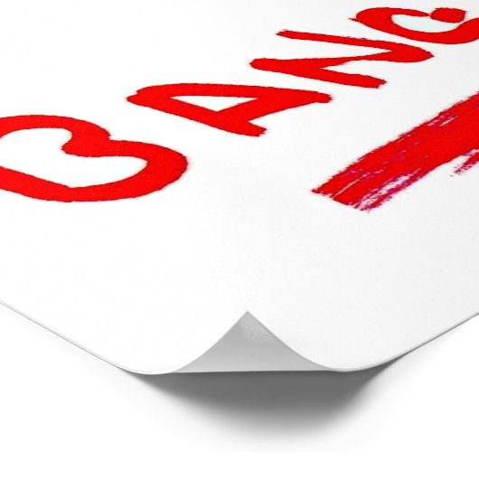 緊急ストレスレリーフ、 浮き彫り ポスター (角)