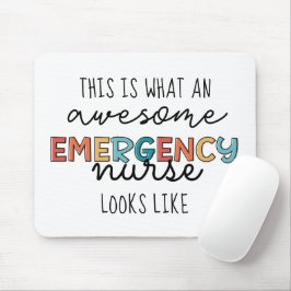 緊急ナースおもしろいER素晴らしナースギフト マウスパッド