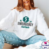 緊急ナースクリスマスかわいいプレゼント看護 スウェットシャツ