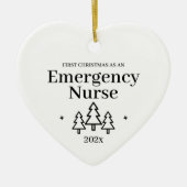 緊急ナース初めてのクリスマスオーナメント セラミックオーナメント (正面)