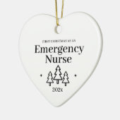 緊急ナース初めてのクリスマスオーナメント セラミックオーナメント (左)