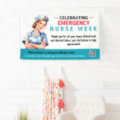 緊急ナース週間は年1回のバナー 横断幕 (インサイチュ)