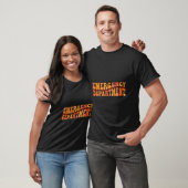 緊急ナースEr Edナース緊急部署ナースW Tシャツ (ユニセックス)