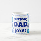 緊急パパジョーク陶製マグカップ コーヒーマグカップ (中央)