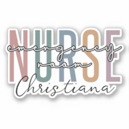 緊急パーソナライズされた室ナースERナース シール