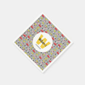 緊急パーソナライズされた車両輸送 スタンダードカクテルナプキン (角)