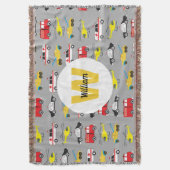 緊急パーソナライズされた車両輸送 スローブランケット (正面縦)