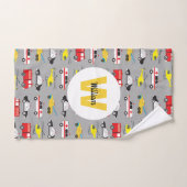 緊急パーソナライズされた車両輸送 バスタオルセット (ハンドタオル)