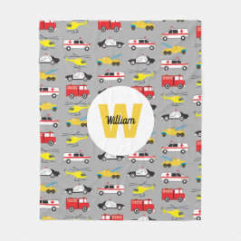 緊急パーソナライズされた車両輸送 フリースブランケット
