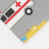 緊急パーソナライズされた車両輸送 フリースブランケット (角)