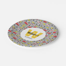 緊急パーソナライズされた車両輸送 ペーパープレート