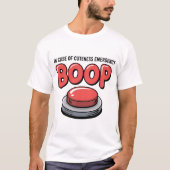 緊急ボタン Tシャツ (正面)